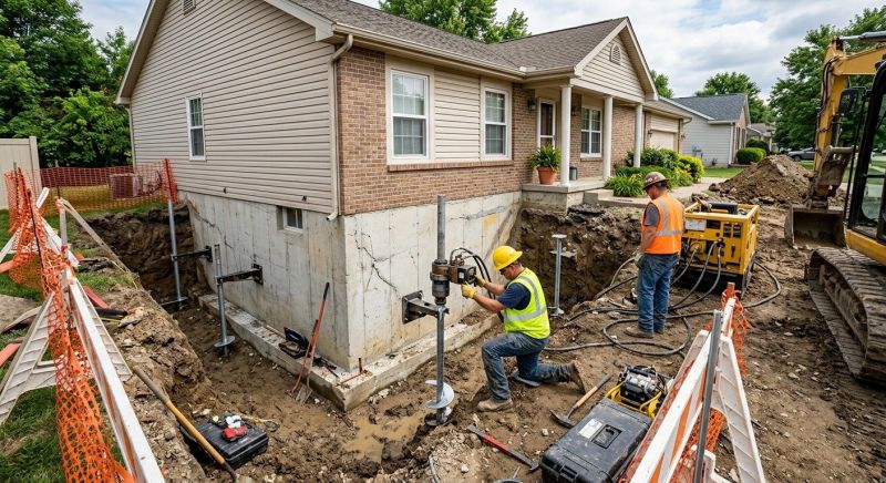 Building Foundation Repair in Moncure, NC