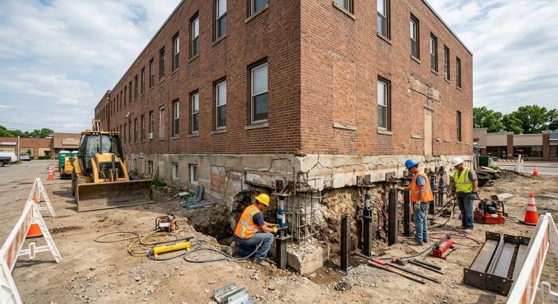 Commercial Foundation Repair in Fuquay Varina, NC