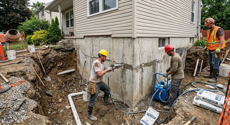 Concrete Foundation Repair in Broadway, NC