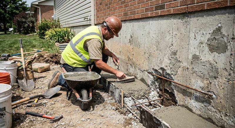 Concrete Foundation Repair in Wake County, NC