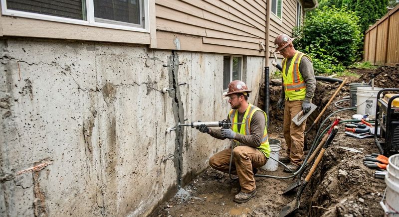 Cracked Foundation Repair in Clayton, NC