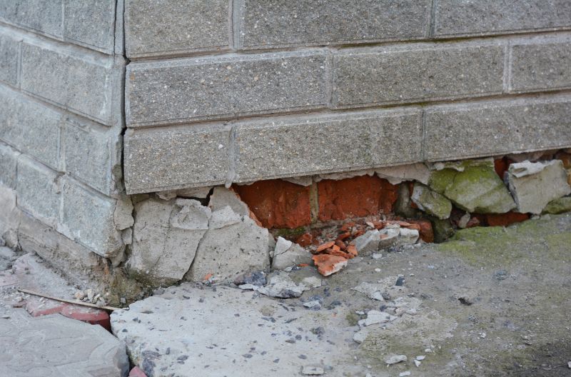 Cracked Foundation Repair in Harnett County, NC