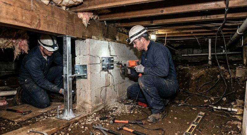 Crawlspace Foundation Repair in Pittsboro, NC