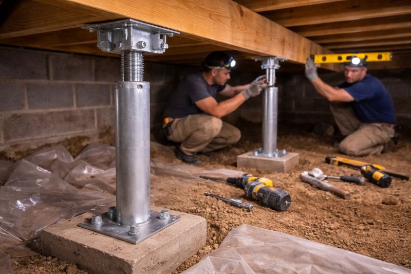 Crawlspace Structural Repair in Fuquay Varina, NC