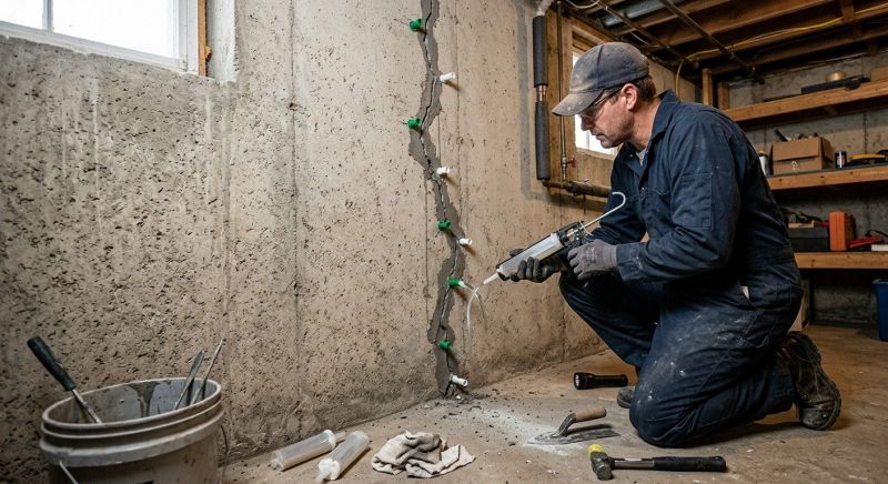 Foundation Crack Repair in Knightdale, NC