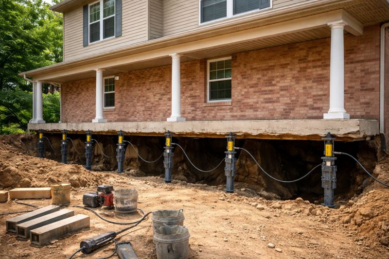 Foundation Jacking in Broadway, NC