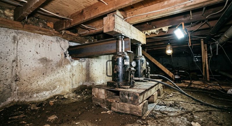 Foundation Jacking in Cary, NC