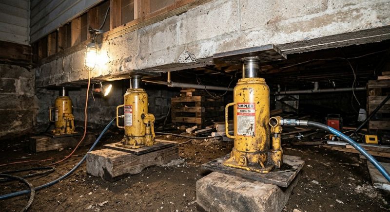 Foundation Jacking in Cary, NC