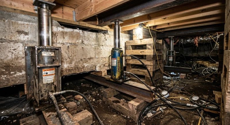 Foundation Jacking in Moncure, NC