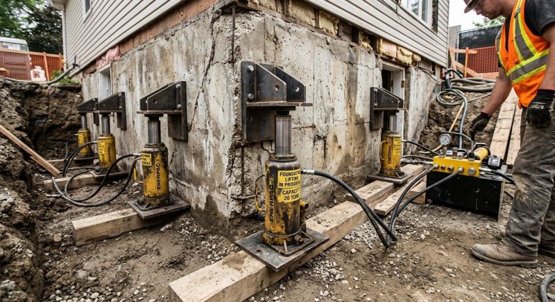 Foundation Jacking in Raleigh, NC