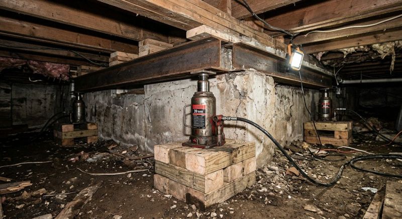 Foundation Jacking in Raleigh, NC