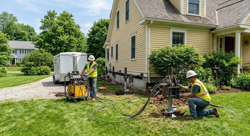Foundation Lifting in Angier, NC