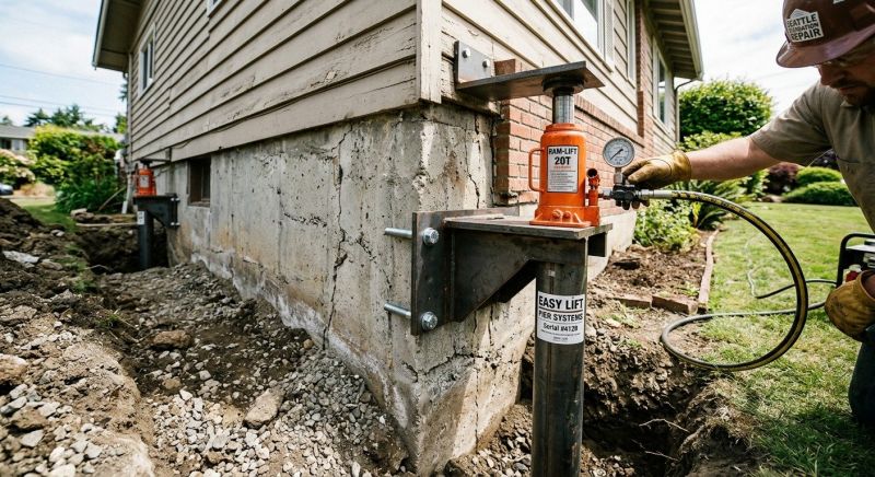 Foundation Lifting in Broadway, NC