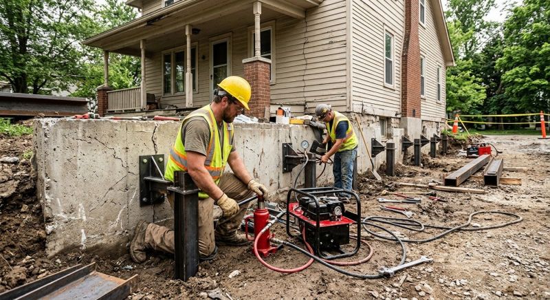 Foundation Stabilizing in Pittsboro, NC