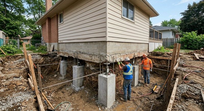 Foundation Underpinning in Fuquay Varina, NC