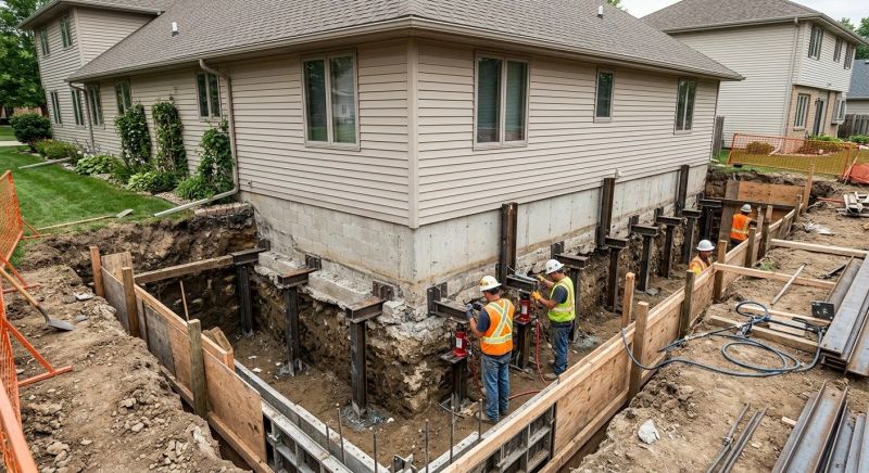 Foundation Underpinning in Fuquay Varina, NC