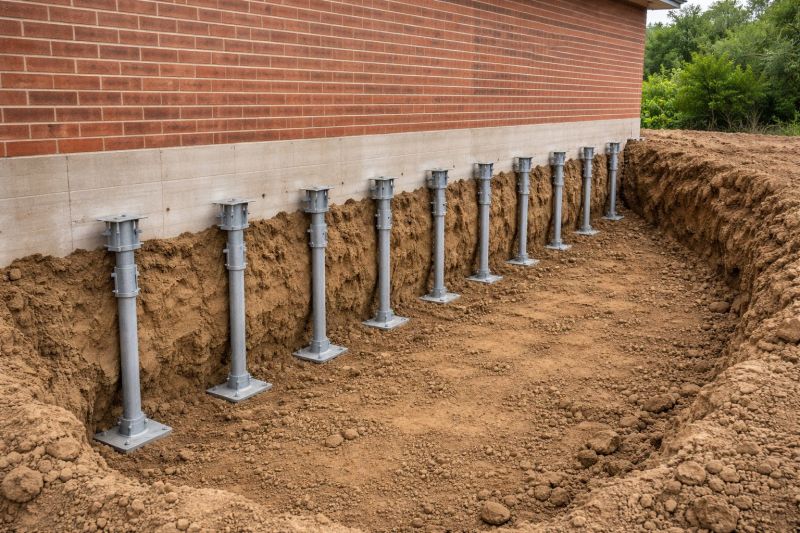 Helical Pile Installation in Fuquay Varina, NC