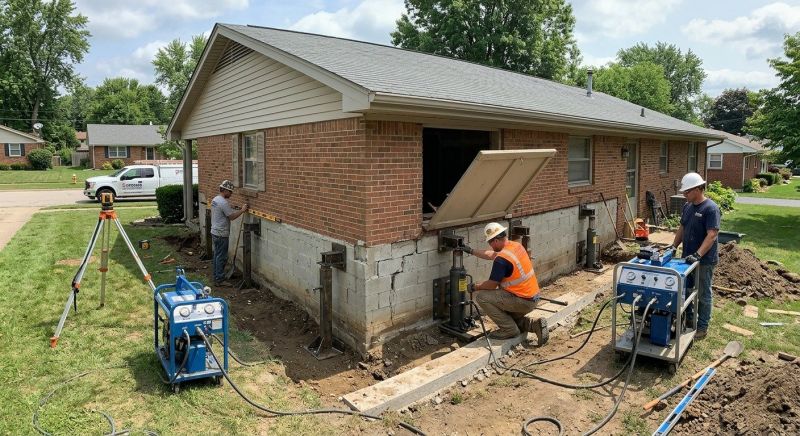Home Foundation Leveling in Apex, NC