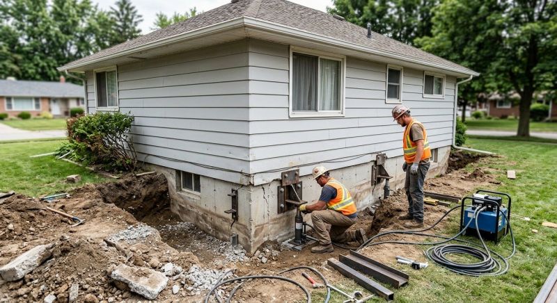 House Foundation Repair in Cary, NC