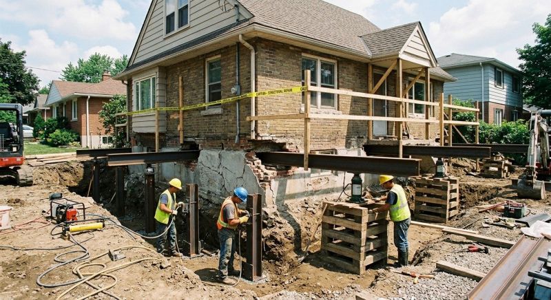 House Foundation Repair in Garner, NC