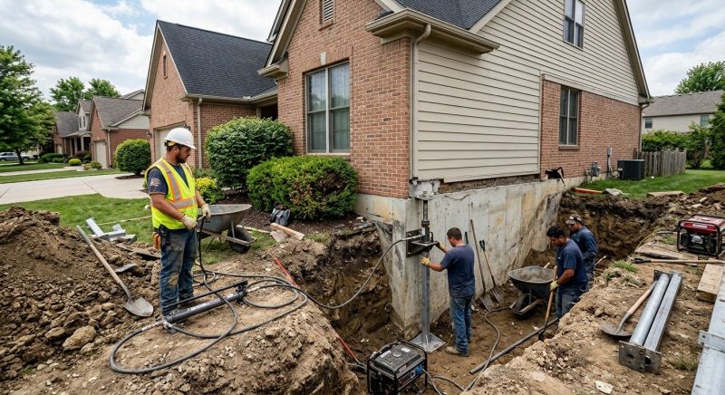 House Foundation Repair in Holly Springs, NC
