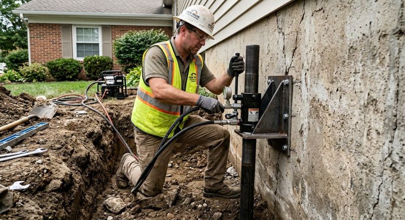 Settling Foundation Service in Apex, NC