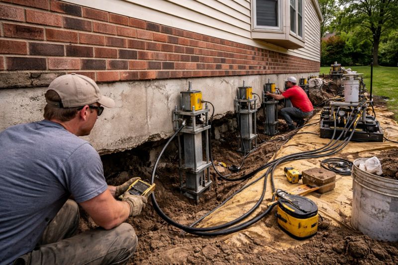 Settling Foundation Service in Raleigh, NC