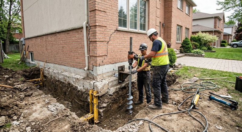 Sinking Foundation Repair in Broadway, NC