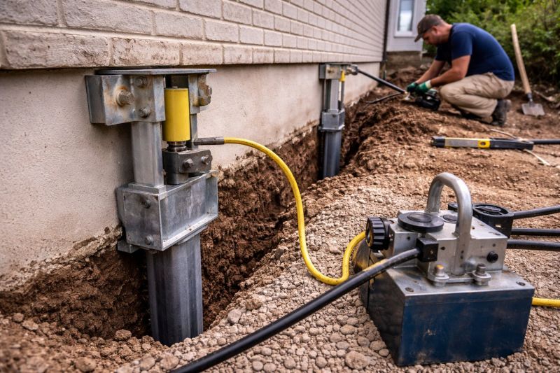 Sinking Foundation Repair in Cary, NC