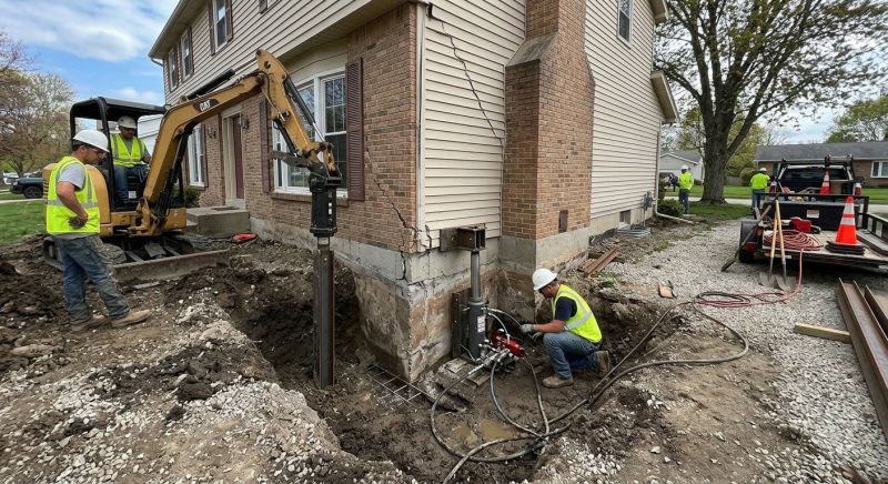 Sinking Foundation Repair in Moncure, NC