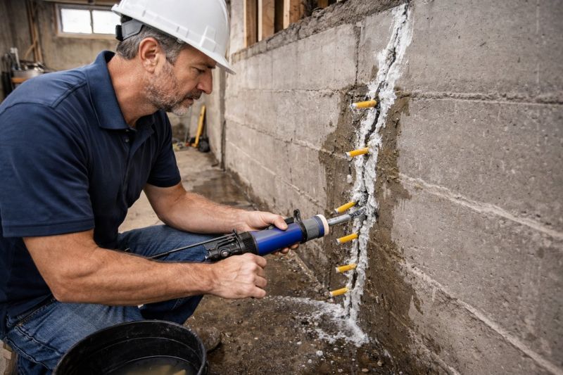 Structural Crack Repair in Fuquay Varina, NC